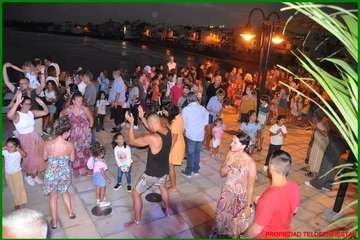 La alcaldesa pregona las fiestas de la playa de Ojos de Garza en honor del Santo Cristo/TA y TF.