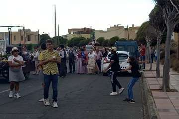Romería popular, procesión y misa en El Caracol en la despedida de sus fiestas/TA y Francisco Javier Santana.