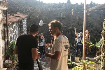 El teldense Isaías Santana, ayudante de dirección de la producción cinematográfica 'Los días que vivimos'/TA.