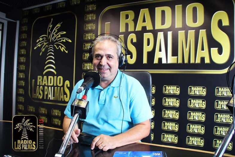 Juan Santana Hernández, locutor de Radio Las Palmas.