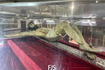 El Santo Cristo de Telde vuelve al Altar Mayor de la Basílica/Francisco Javier Santana.
