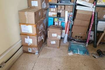 Hermine desnuda el abandono del antiguo colegio Rafael Aberti/TA.