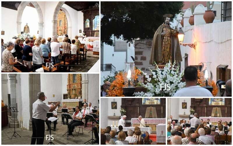 Imágenes de la misa y procesión de San Francisco por las calles del barrio conventual/Francisco Javier Santana.