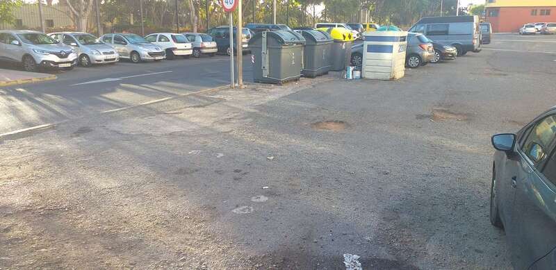 Imagen del solar junto al parque de San Juan / TA