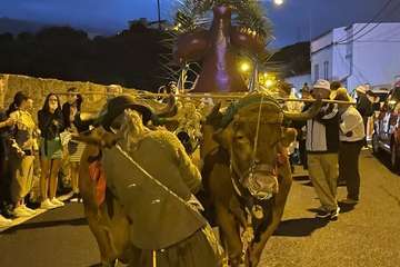 Romería-ofrenda en el Valle de los Nueve Alto/TA y TF.