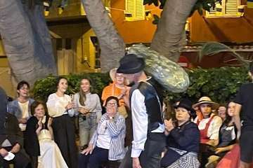 Romería-ofrenda en el Valle de los Nueve Alto/TA y TF.