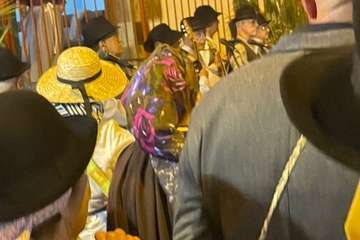 Romería-ofrenda en el Valle de los Nueve Alto/TA y TF.