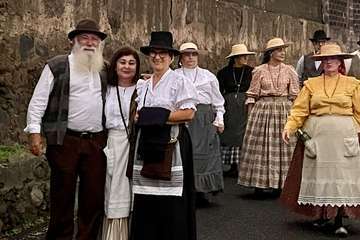 Romería-ofrenda en el Valle de los Nueve Alto/TA y TF.