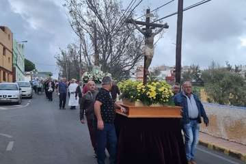 Concentración motera, paella, misa y procesión en Caserones Altos/TA.