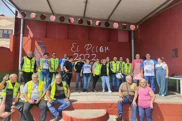 Concentración motera, paella, misa y procesión en Caserones Altos/TA.