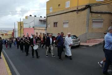 Concentración motera, paella, misa y procesión en Caserones Altos/TA.