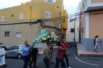 Concentración motera, paella, misa y procesión en Caserones Altos/TA.