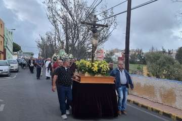 Concentración motera, paella, misa y procesión en Caserones Altos/TA.
