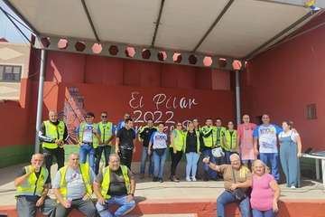 Concentración motera, paella, misa y procesión en Caserones Altos/TA.