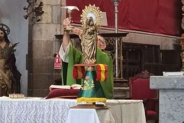  La Virgen del Pilar enraíza en la Basílica de Telde/TA.