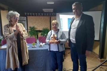 Telde homenajea a la quesera María Luisa Mayor en el Día de la Mujer Rural/TA y Antonio Alí.