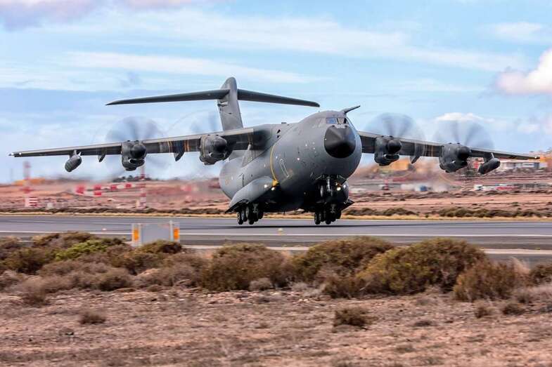 Imagen de unas de las aeronaves que participan en los ejercicios / TA