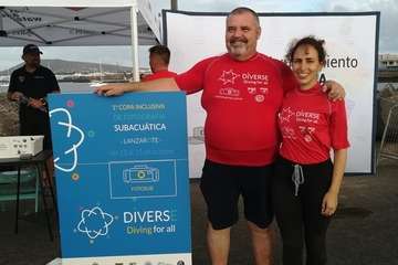 Los teldenses Ernesto Collado y su hija Lara logran cinco medallas en el primer concurso de fotografía submarina inclusiva de Europa/TA.
