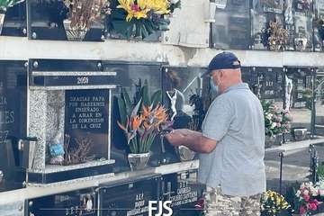 Gran afluencia a los cementerios de Telde en la festividad de Todos los Santos/TA.