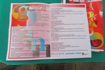 Presentación del programa de actos de las fiestas de San Gregorio 2022/TA.