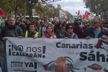 Telde se manifiesta en Madrid por la autodeterminación del Sáhara/TA.