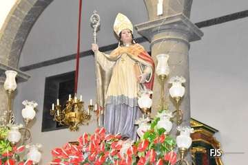 San Gregorio aguarda en el templo para salir en procesión por las calles de Telde/FJS Fotografía.
