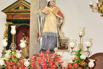 San Gregorio aguarda en el templo para salir en procesión por las calles de Telde/FJS Fotografía.