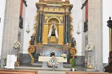 San Gregorio aguarda en el templo para salir en procesión por las calles de Telde/FJS Fotografía.