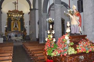 San Gregorio aguarda en el templo para salir en procesión por las calles de Telde/FJS Fotografía.