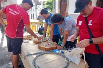 Buen ambiente en Los Llanos de Telde en el día grande del compatrono de la ciudad/TA.