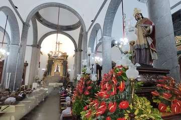 Telde implora a su compatrono lluvias beneficiosas para los campos/FJS Fotografía, Jesús Ruiz Mesa e Ildefonso Rodríguez.