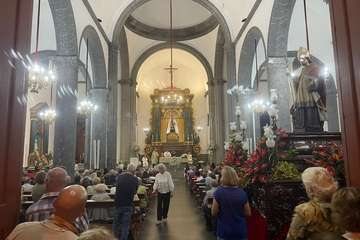 Telde implora a su compatrono lluvias beneficiosas para los campos/FJS Fotografía, Jesús Ruiz Mesa e Ildefonso Rodríguez.