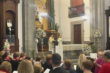 Telde implora a su compatrono lluvias beneficiosas para los campos/FJS Fotografía, Jesús Ruiz Mesa e Ildefonso Rodríguez.