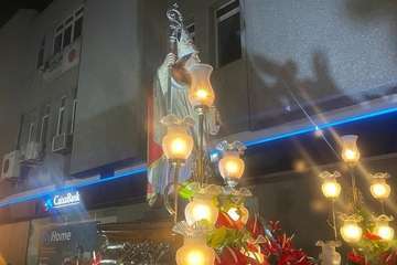 Telde implora a su compatrono lluvias beneficiosas para los campos/FJS Fotografía, Jesús Ruiz Mesa e Ildefonso Rodríguez.