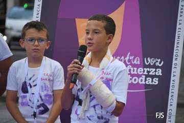 Acto central y lectura del manifiesto por el 25-N/FJS Fotografía y Antonio Alí.