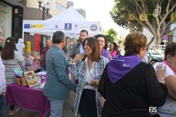Acto central y lectura del manifiesto por el 25-N/FJS Fotografía y Antonio Alí.