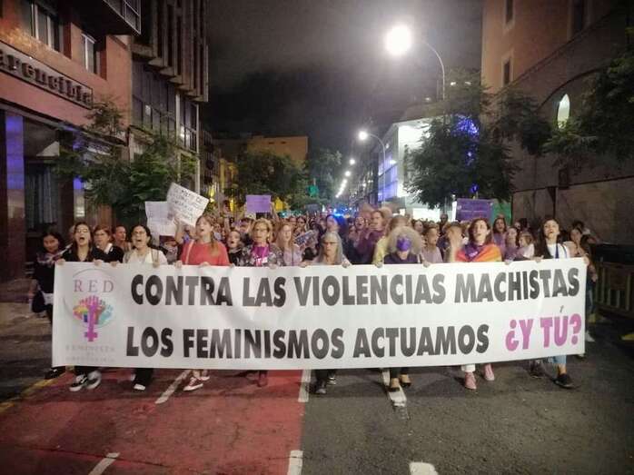 Imagen de la cabecera de la protesta/TA.