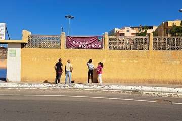  La Garita y Lomo Magullo visibilizan su repulsa a la violencia machista/TA.