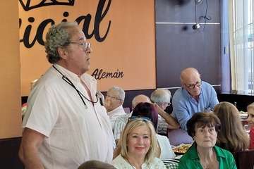 Los antiguos alumnos del Instituto Laboral de Telde renuevan su amistad tras la pandemia/Jesús Ruiz Mesa.