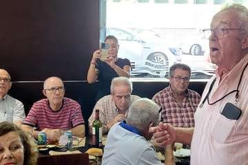 Los antiguos alumnos del Instituto Laboral de Telde renuevan su amistad tras la pandemia/Jesús Ruiz Mesa.