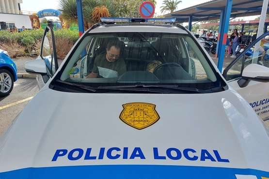 La Policía Local de Telde participa en una jornada de puertas abiertas en Maspalomas/TA.