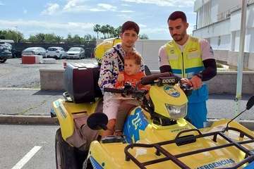 La Policía Local de Telde participa en una jornada de puertas abiertas en Maspalomas/TA.