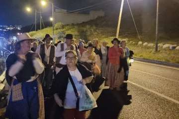Peregrinación desde el casco de Telde a Jinámar y ofrenda a La Concepción/TA.