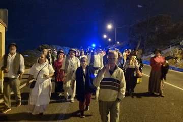 Peregrinación desde el casco de Telde a Jinámar y ofrenda a La Concepción/TA.