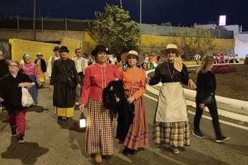 Peregrinación desde el casco de Telde a Jinámar y ofrenda a La Concepción/TA.