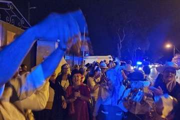 Peregrinación desde el casco de Telde a Jinámar y ofrenda a La Concepción/TA.