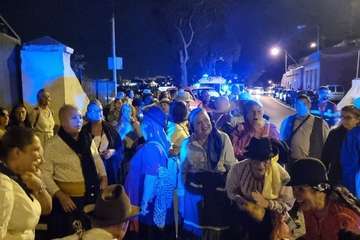 Peregrinación desde el casco de Telde a Jinámar y ofrenda a La Concepción/TA.
