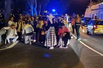 Peregrinación desde el casco de Telde a Jinámar y ofrenda a La Concepción/TA.