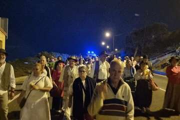 Peregrinación desde el casco de Telde a Jinámar y ofrenda a La Concepción/TA.