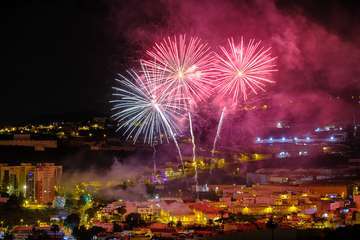 El cielo de Jinámar vuelve a brillar con esplendor/TA.